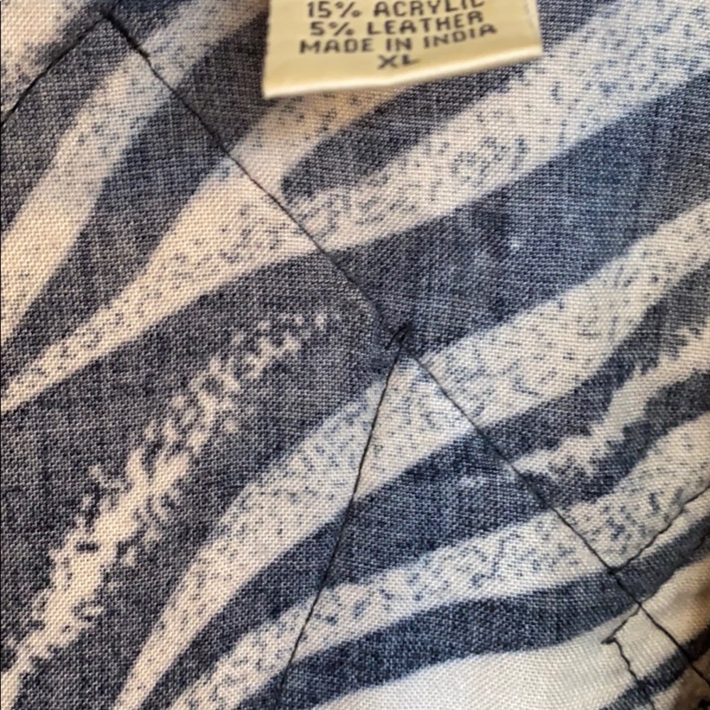 Patchwork Jacket With Genuine Suede Collar - image 8